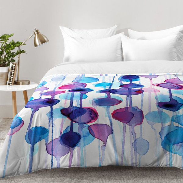 East Urban Home Watercolor Comforter Set Wayfair